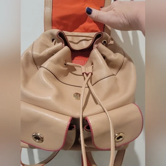 Authentic Coach Billie Backpack F12014 - Camel EUC - Picture 5 of 13